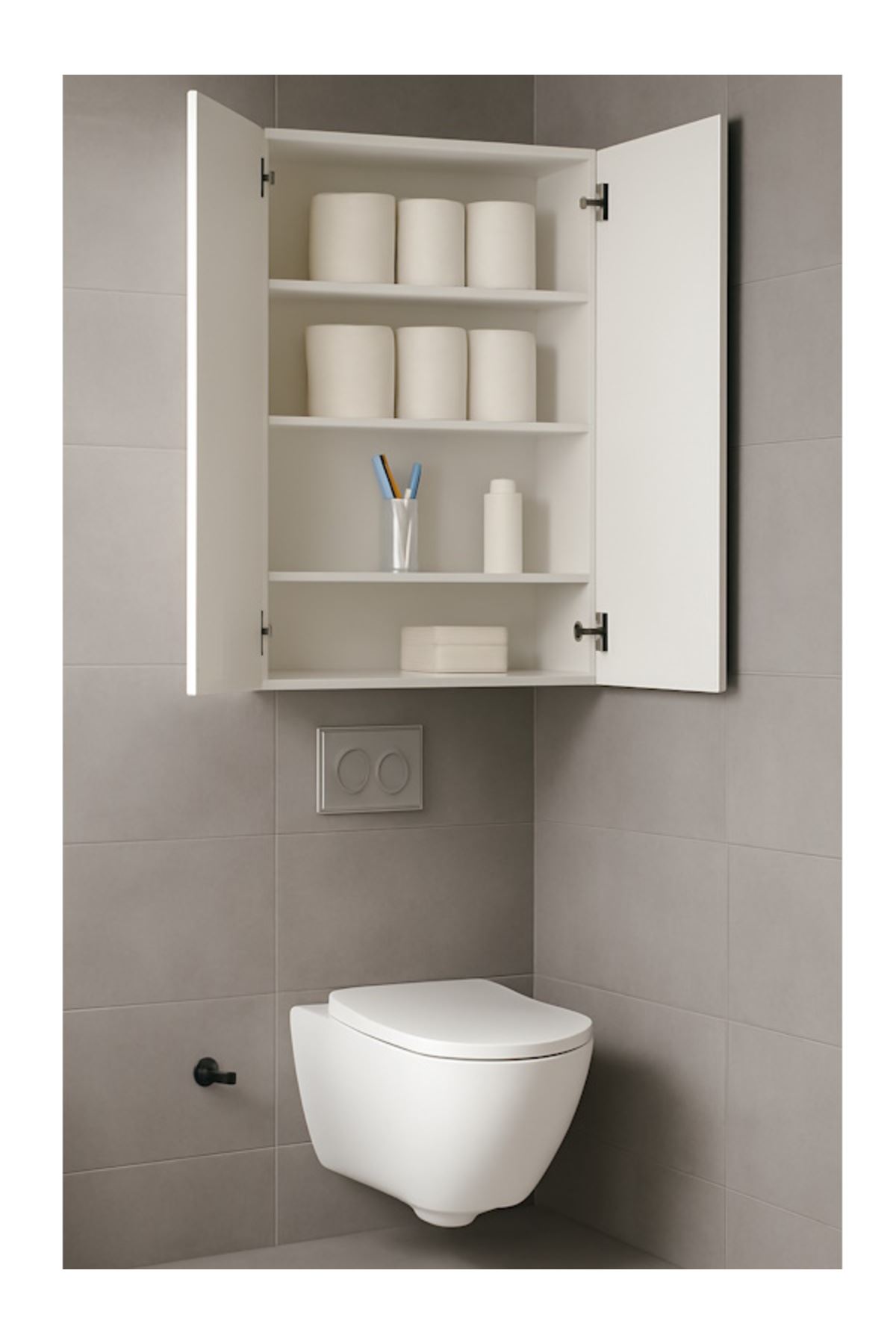 agra dar banyo dolabı tuvalet kağıdı dolabı