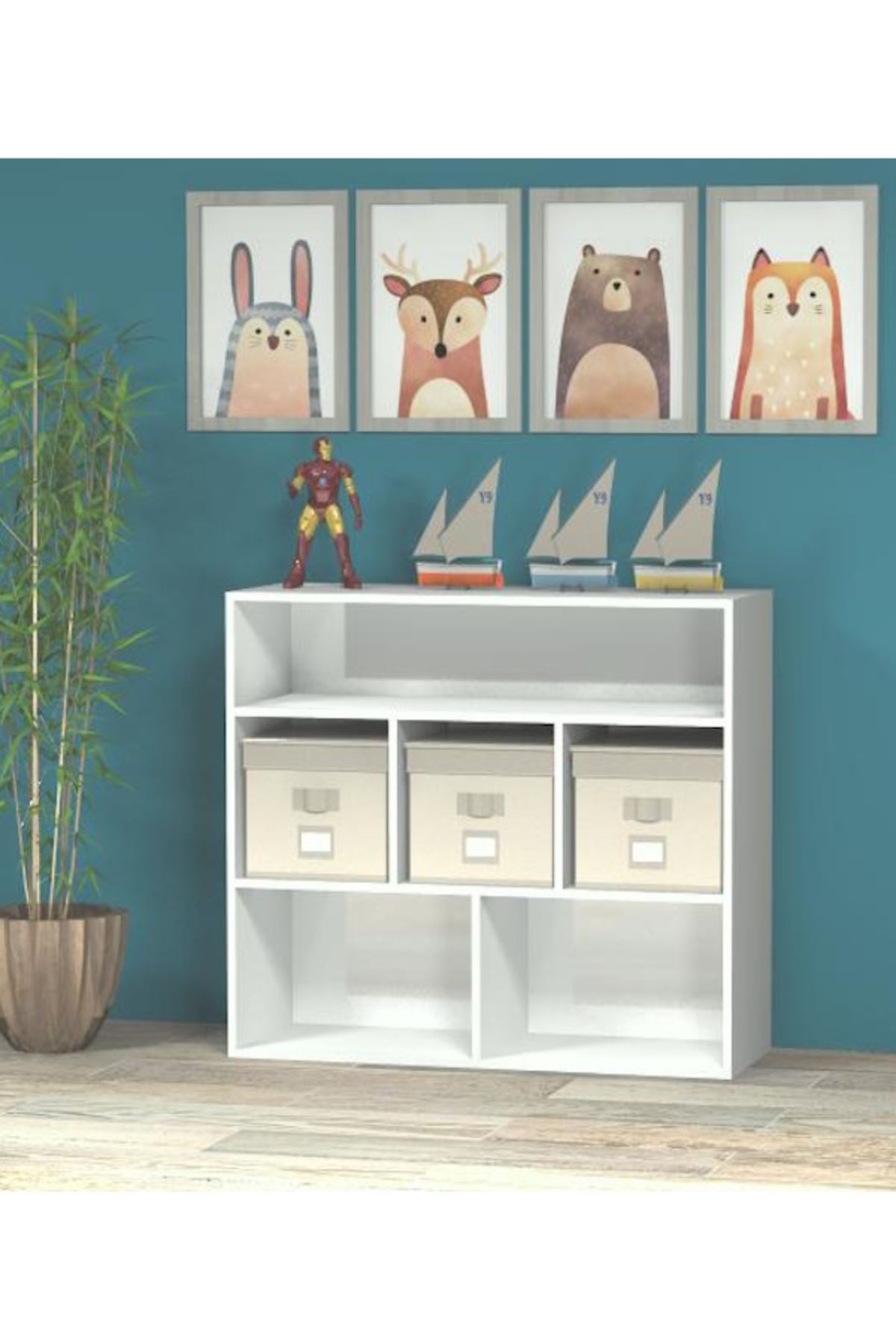 Girona Modern Kitaplık&organizer&düzenleyici&çok Amaçlı Dolap