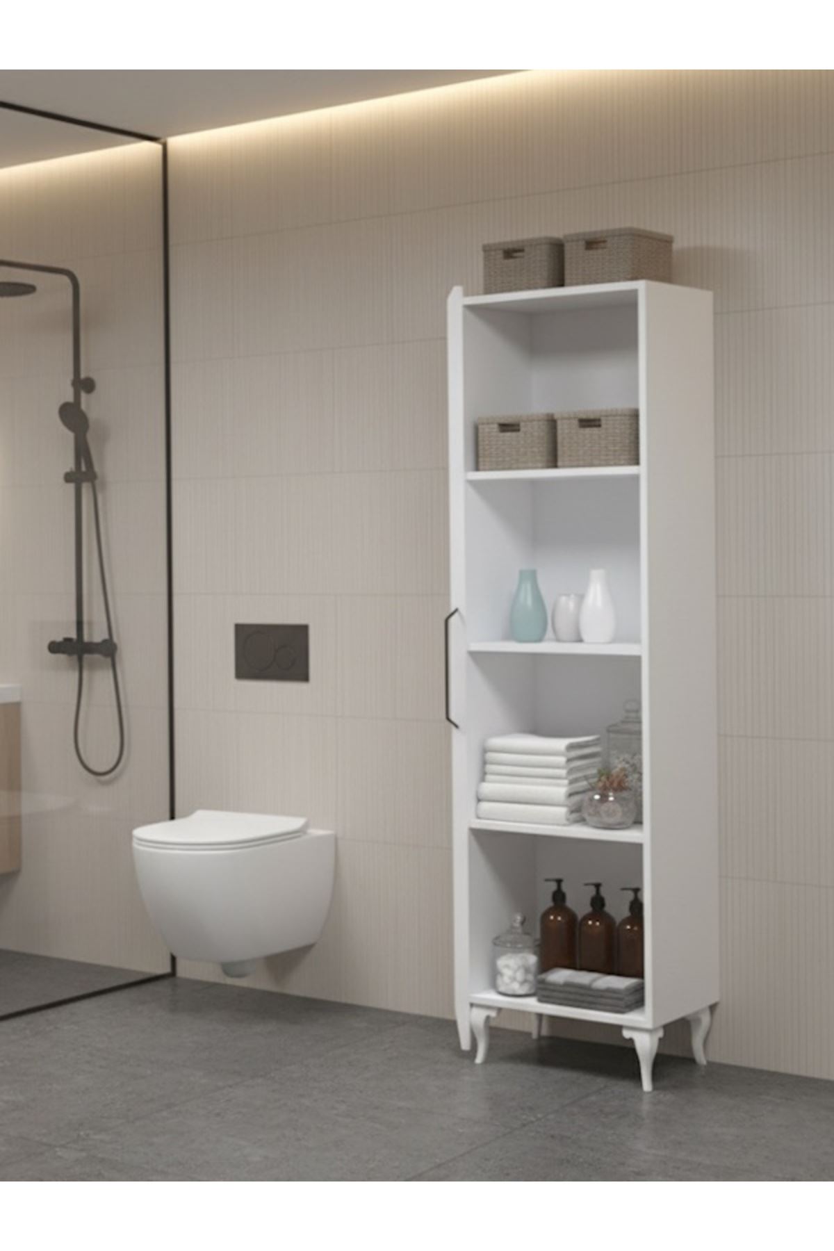 Çok Amaçlı Derin Banyo Boy Dolap