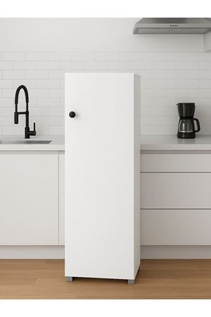 Strazburg Çok Amaçlı Tek Kapaklı Mini Dolap Erzak Dolabı Banyo Dolabı
