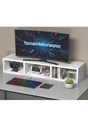 bilgisayar pc monitör yükseltici raflı
