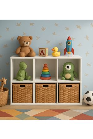 Penguen Modern Yatay Kitaplık&organizer&düzenleyici&çok Amaçlı Dolap