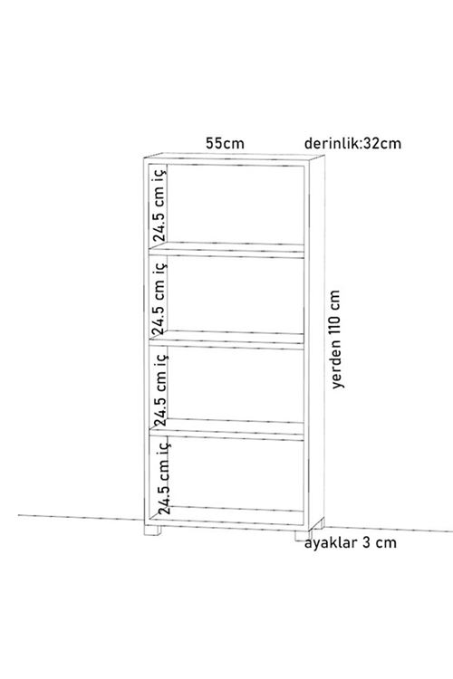 Defne Çok Amaçlı Kiler Dolabı
