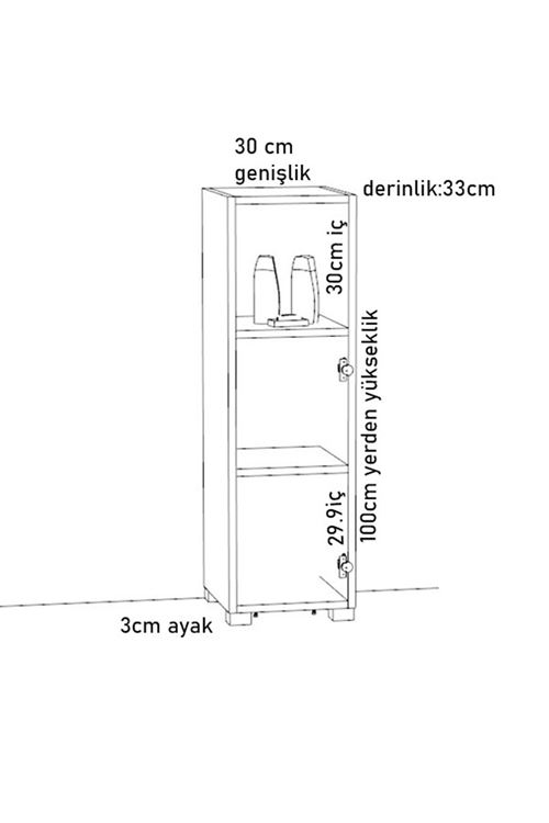 Eko Banyo Dolabı