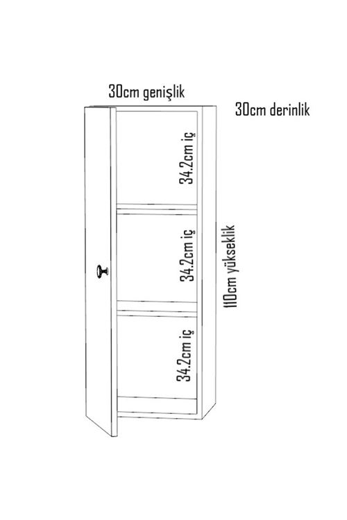 Milano Havlu Dolabı