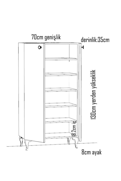 sion çok amaçlı kiler dolabı ayakkabılık