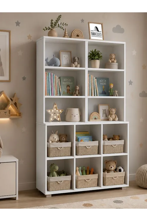 Amsterdam Modern Yatay Kitaplık&organizer&düzenleyici&çok Amaçlı Dolap