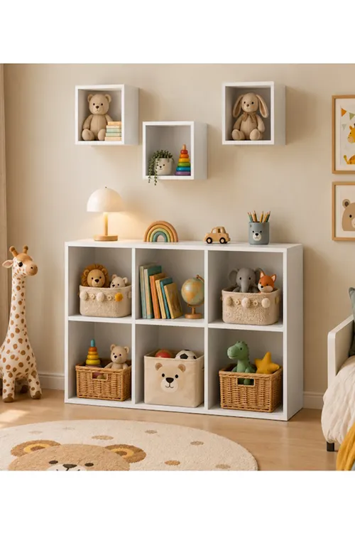 Lozan Modern Yatay Kitaplık&organizer&düzenleyici&çok Amaçlı Dolap&Uçan dolap
